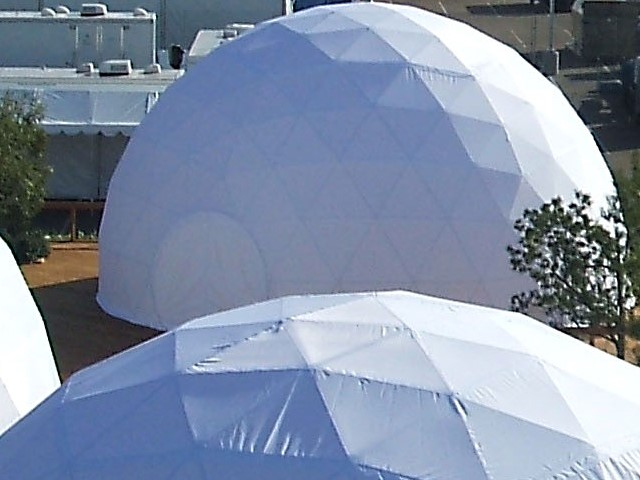 SuperBowl Arial Tailgate Domes